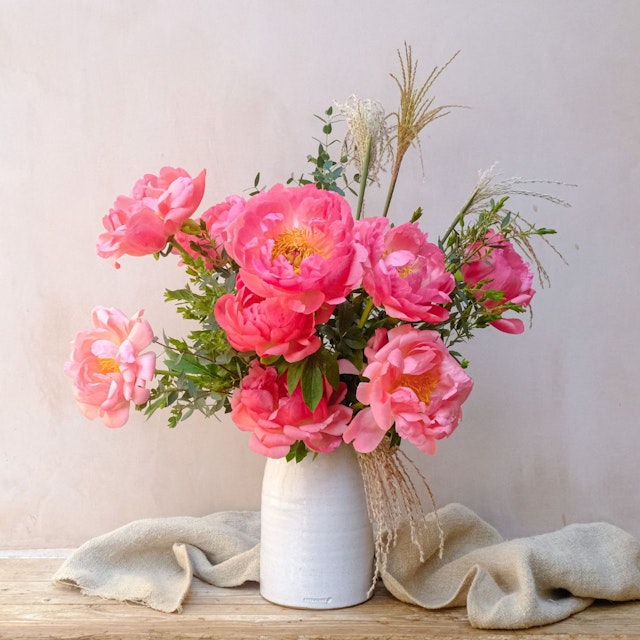Pink Peonies Bouquet