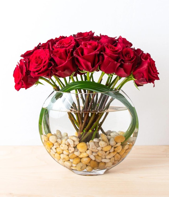 12 Red Roses modern